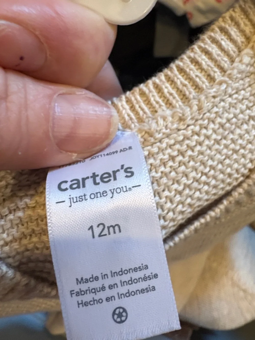 Carters stitch outfits crewneck